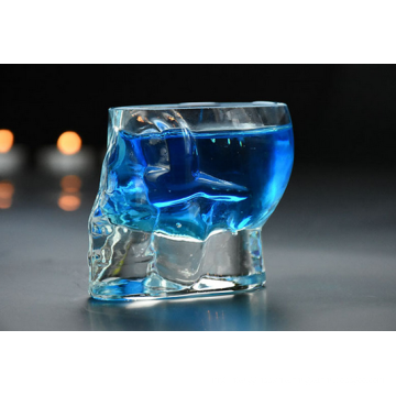 Creative Crystal Skull Vodka glass/Cup Bottle of Wine Cocktail Beer Mug Pirates of Glass Item, 1 Pcs Transparent